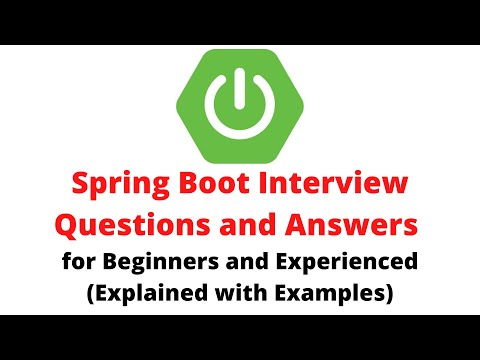 Spring Boot Interview Questions | Frequently Asked Spring Boot Interview Questions and Answers
