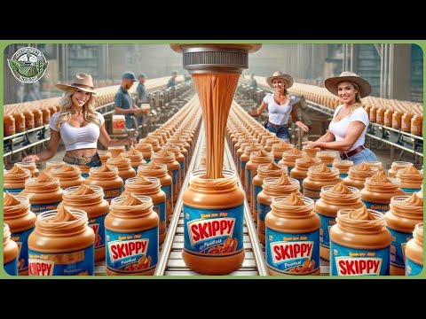 How Peanut Butter Is Made - Amazing Million Tons of Peanut Butter Processing In Factory