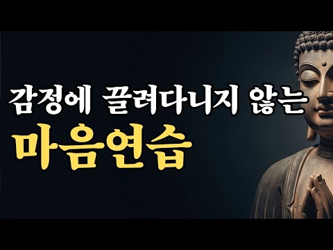 감정에 끌려다니지 않는 마음 연습 | 부처님의 지혜  | 부처님 말씀  | 오디오북