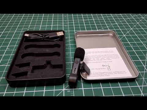nptcl 2 Pack Lavalier Microphone USB C Wireless Lav Mic for Android for Samsung iPhone 15 (USB-C)