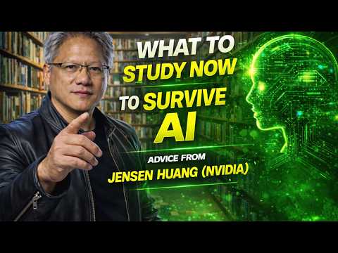 What you need to study TODAY to survive: AI  Advice from Jensen Huang NVIDIA
