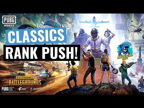 Classics RANK PUSH! || PUBG MOBILE | ShaVash Gaming | Road to 10k