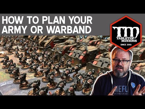 How to Plan Your Miniature Army or Warband