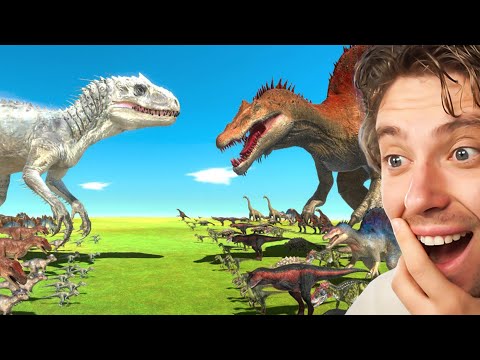 Reacting To Team Indominus vs Team Spinosaurus