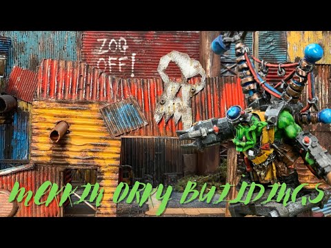 BUILDING WARHAMMER 40K ORK TERRAIN