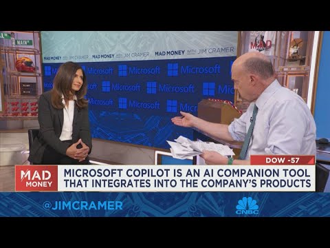 Microsoft Security VP Vasu Jakkal talks cybersecurity with Jim Cramer