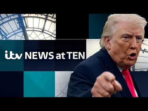 Watch ITV News at Ten - as Trump calls British aircraft carriers 'toys' compared to US ones