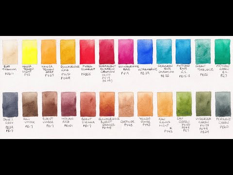 Daniel Smith 24-colour half pan metal palette set