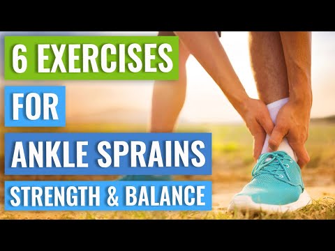 Ankle Sprain Therapy Exercises DEMO - Strengthening & Balance