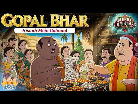 হিসাবের গণ্ডগোল | ভোলার অঙ্কের বিপদে কীভাবে সাহায্য করবে গোপাল দাদা? | Bangla Golpo