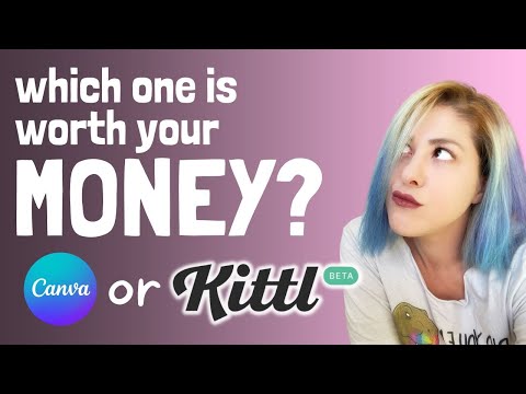 WHAT SHOULD YOU PAY FOR? Canva VS Kittl for Print on Demand Designers