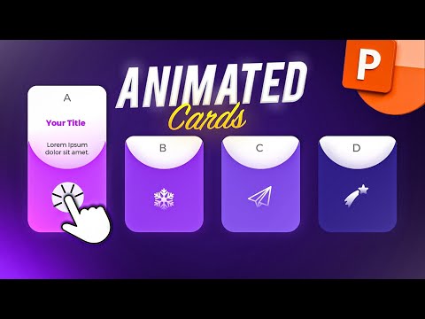 How to Make Animated Card Slides in PowerPoint - Easy Tutorial