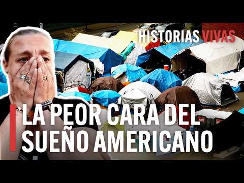 Crisis en EE. UU.  Niños durmiendo en la calle junto a su familia. | Historias Vivas | Documental HD