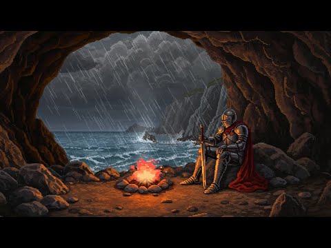 Water rages outside... yet peace waits in the cave