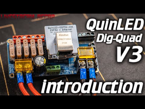 💡QuinLED💡 QuinLED-Dig-Quad v3 introduction - 4 channel ws2812b controller with WLED!