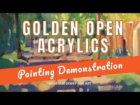 Exploring Golden Open Acrylics: Can They Replace Oils for Impressionist Landscapes?