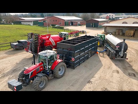 Modern German Agriculture: Liquid Manure Application. Vervaet Hydro Trike