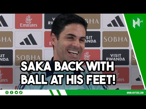 😍 Saka BACK with ball at his FEET! Arteta shares HUGE injury update on Arsenal superstar
