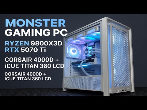 Building the Cleanest Ryzen 7 9800X3D Gaming PC | RTX 5070 Ti + Corsair 4000D Setup