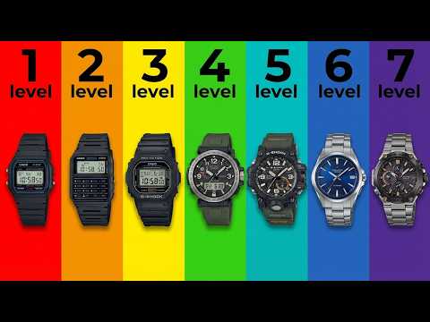 The 7 Levels Of Casio Watches