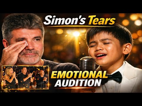 Simon Cowell Couldn’t Hold Back Tears After This Kid’s Emotional Performance