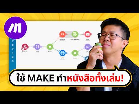 วิธีใช้ Ai Automation ทำหนังสือหนาๆด้วย MAKE.COM | ขี้เกียจศาสตร์ PODCAST EP64