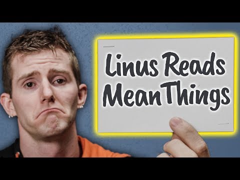 Linus Replies to Mean Comments