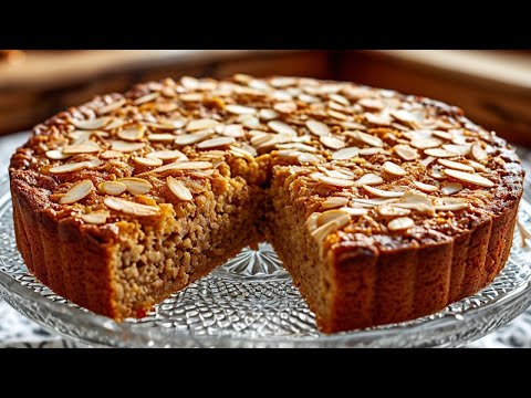 The easiest healthy cake!  Apple, banana & oatmeal