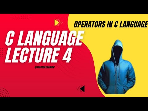 C Programming Lecture 4 | Operators in C Explained | Beginner Friendly Tutorial