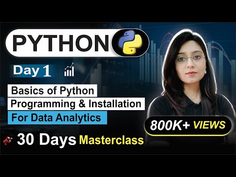 Python for data analyst | day 01 | 30 days free course | beginners to advance | python with project