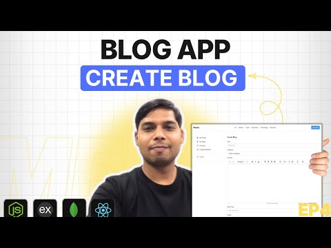MERN Stack Blog App (EP 4) – Create Blog | PHP Tech Life Hindi | 2025