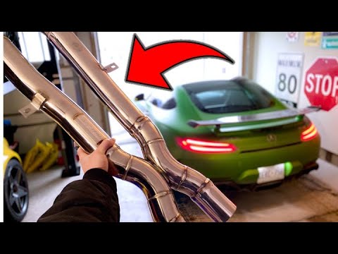 I'M MAKING MY AMG GTR LOUDER!