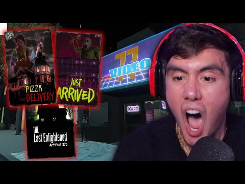 THE NIGHT SHIFT AT A VHS RENTAL STORE MAKES THE KILLERS IN THE TAPES COME OUT FOREAL | Midnight Tale