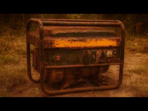 Full Restoration Old Rusty 220V Generator Engine | Repair and Reuse Old Gasoline Generators Silent