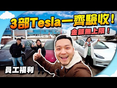 Model 3好過Model X！🚗｜第一部送媽媽的車👵｜買車褔利‍💼員工「一人一蚊計劃」 【施家・#生活】#Model3出車 #送媽媽汽車 #員工福利