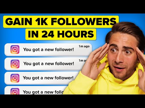 How To Get 1000 REAL Followers on Instagram in 24 hours FOR FREE (new algorithm)