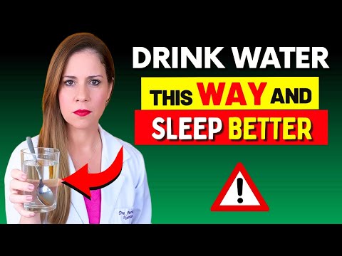 DRINK WATER THIS WAY and STOP WAKING UP TO PEE AT NIGHT