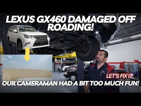 Lexus GX460 Off Road Damage | Our Cameraman Had a Bit Too Much Fun! Let's Fix It!