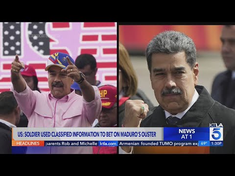 FBI: U.S. soldier arrested for using classified info for $400K winning bet on Maduro's ouster