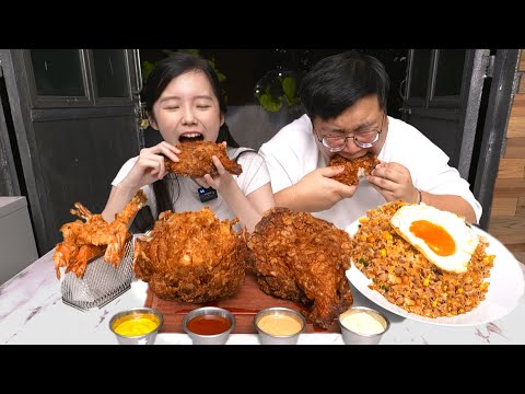 《再食就中風》【真。邪惡四重口感炸物盛宴】夢雨竟然打開雞髀俾人睇！？