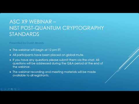 NIST Post Quantum Cryptography Update