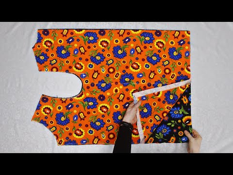 My grandma taught me very easy 2 in 1 method 💥 DOUBLE SIDE Reversible Vest Sewing