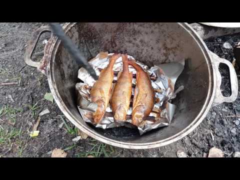 Smoking fish in a cauldron, how to smoke without a smoker. Cool method