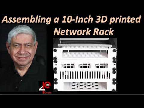 Assembling a 10" 3D Printed Network Rack