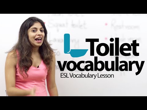 Toilet Vocabulary & Phrases  -  Free Spoken English  Lesson