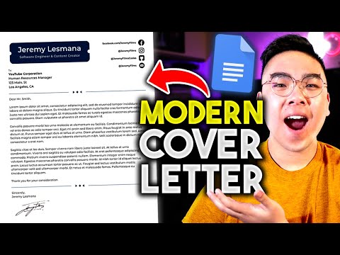 How to Format a Professional COVER LETTER in Google Docs! *TUTORIAL*