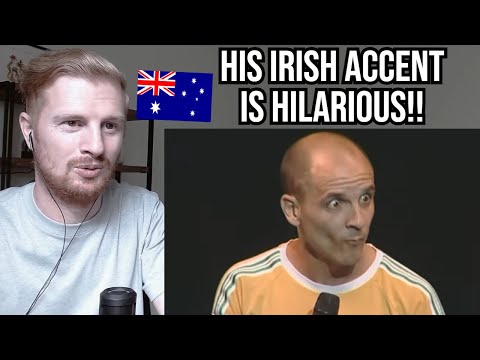 Reaction To Carl Barron - Irish Teacher (Australian Comedy)