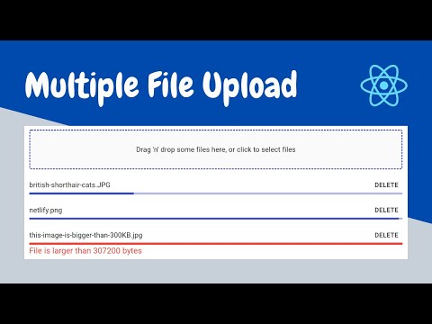React File Upload Tutorial with Drag-n-Drop and ProgressBar
