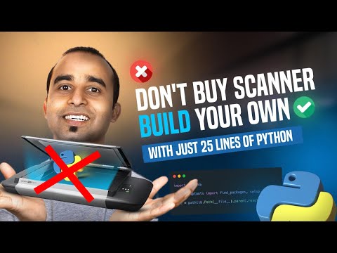 Don't Buy Scanner! Build your own smart scanner using 25 lines of python || opencv || Python Project