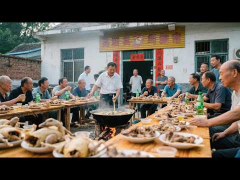 盱眙农村两年半散养草鹅，柴火大锅炖三个半小时 260一只鹅毛还能卖30【舟小九】